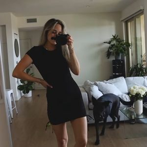 Black tie dress